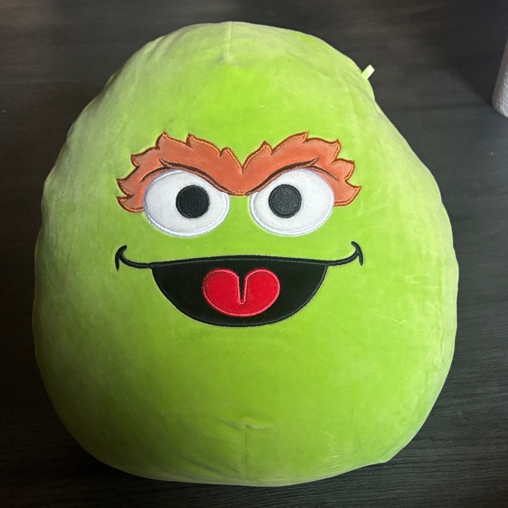 Sesame Street Oscar the Grouch Squishmallow 12in from Sesame Place